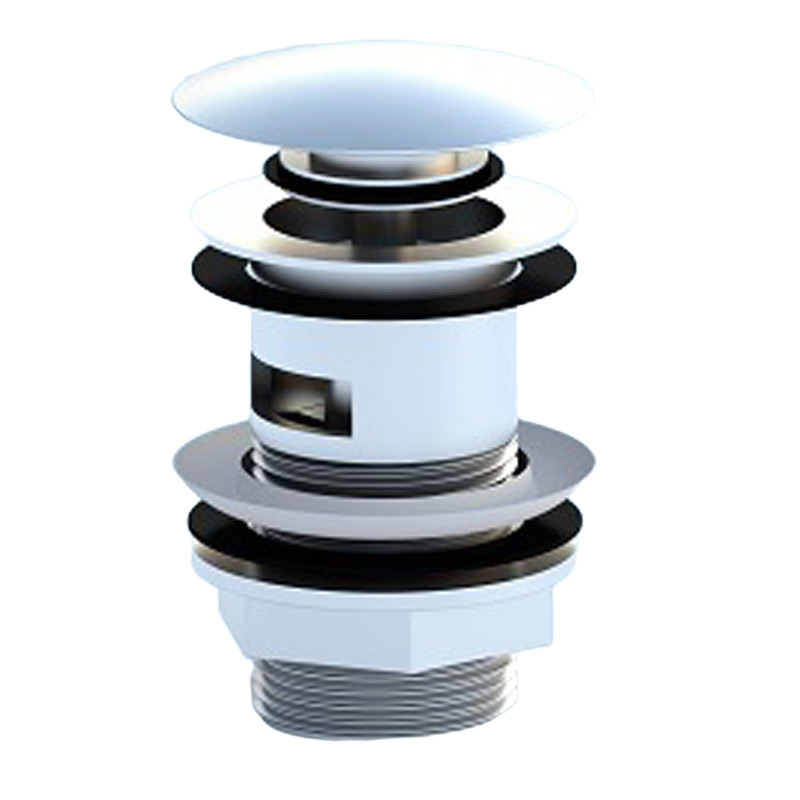 Крышка большая клик-кляк АНИ Пласт M0300CL к сифону 1 1/4 дюйма металл хромированный высота 79