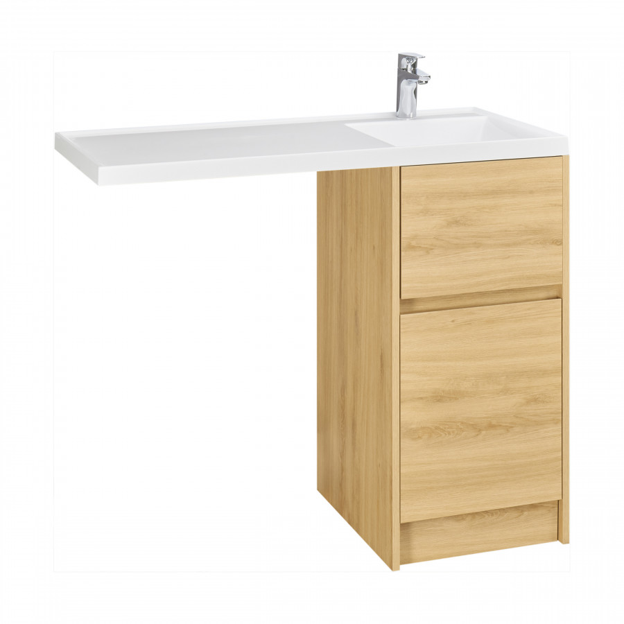 Тумба без фасада ЛОНДРИ 40 (под раковину ЛОНДРИ 105), под с/маш., дуб сантана