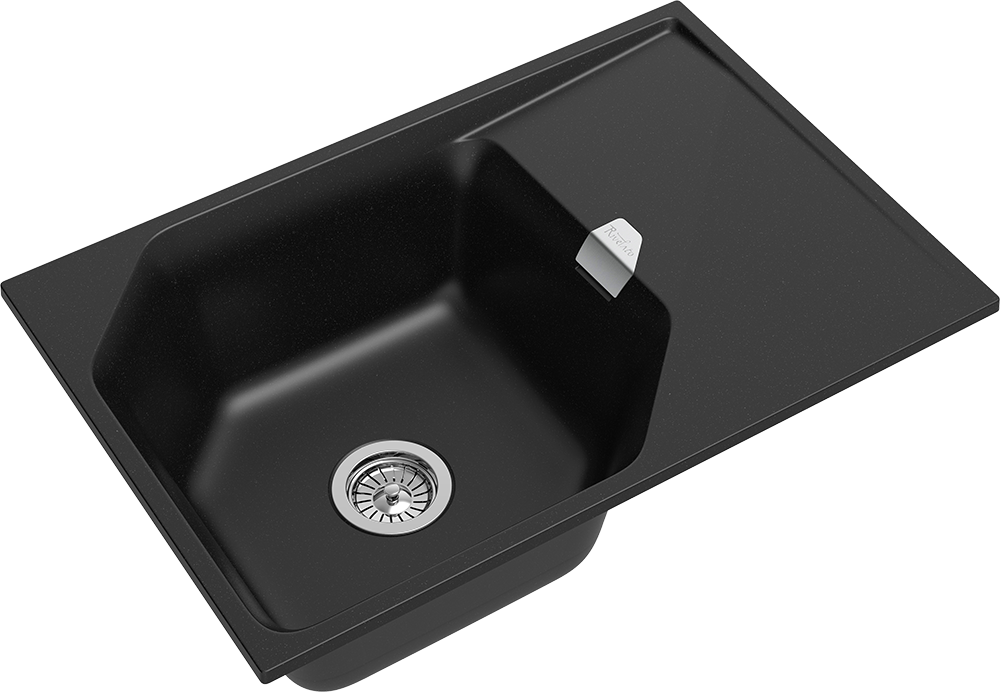 RIVELATO Мойка LOCUS 75  1-чаш 750*500 nero арт.