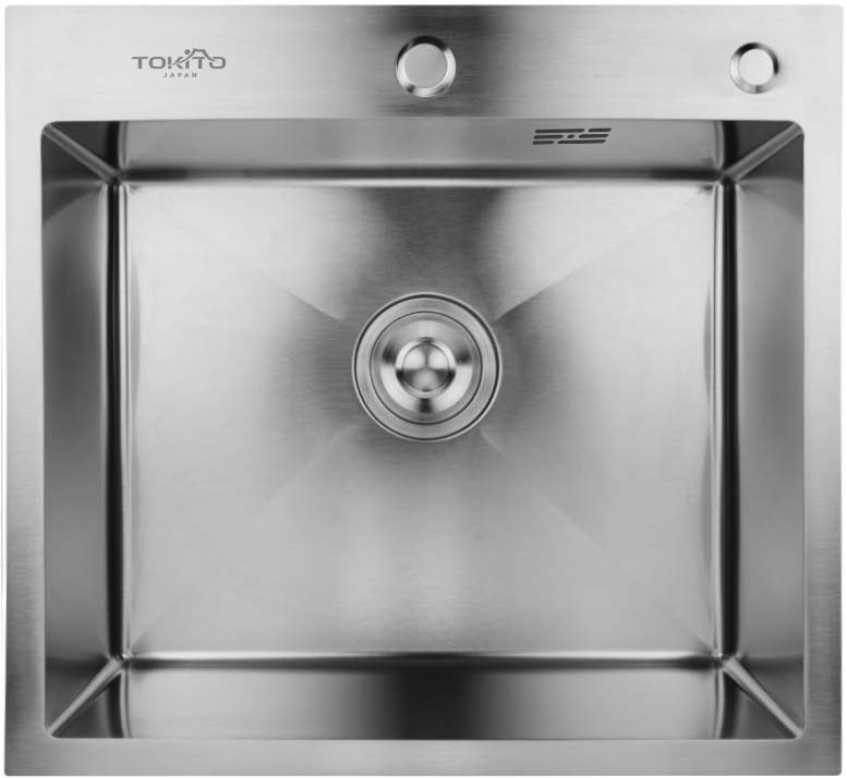 Кухонная мойка TOKITO OKA врезная 60х50 см нержавеющая сталь (TOK-OKA-6050-ST)