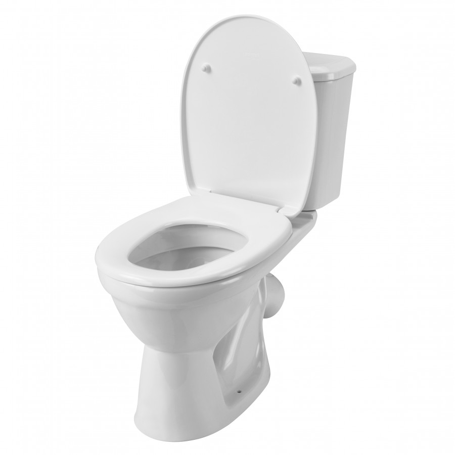 БОРЕАЛЬ Унитаз-компакт, антивсп, накл. вып., ниж. подв., 2-х реж. арм., сид. дюр. Soft-close. САНТЕК