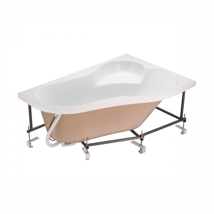 ИБИЦА XL Ванна акриловая 160х100 см., правая, без монтажного комплекта, САНТЕК