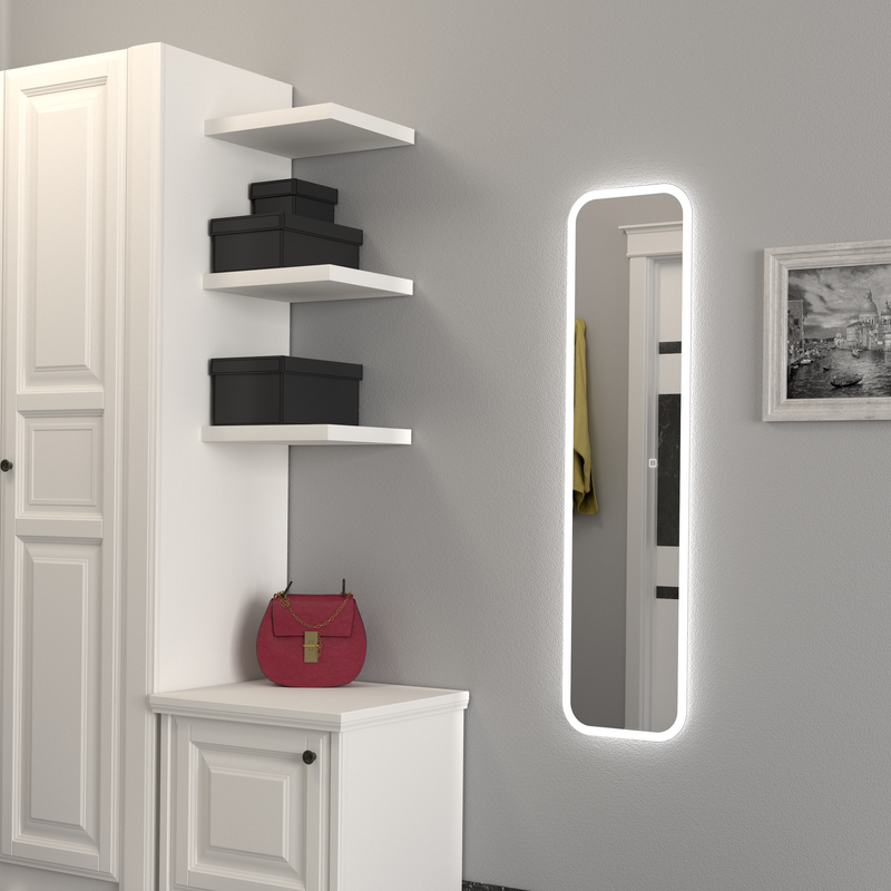 Зеркало Bruno Led 300х1200 с сенсором