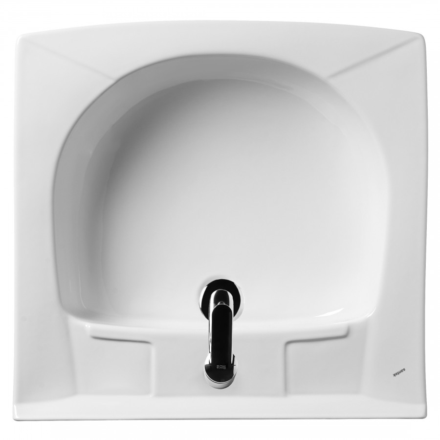 ПИЛОТ Умывальник 60/60 см. над стир.машиной, хр.кольцо, САНТЕК