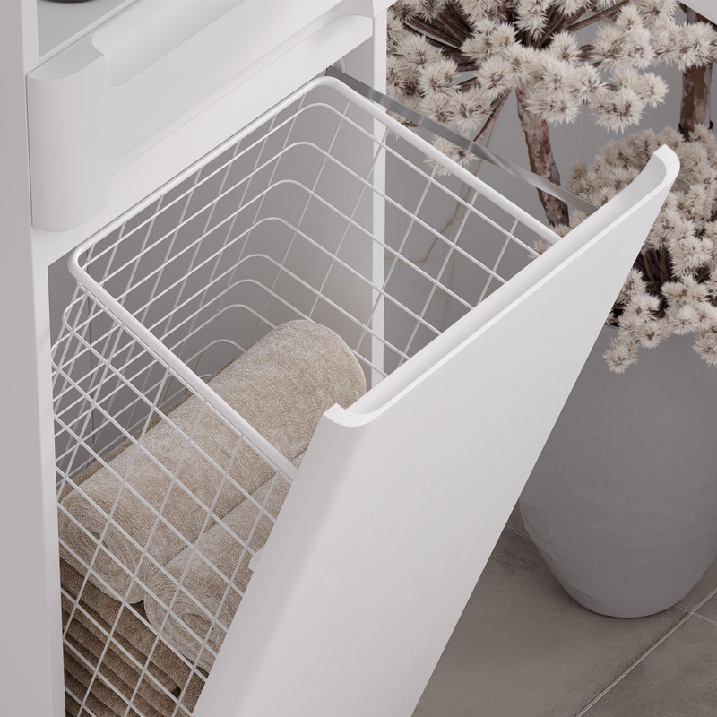 Пенал EQUIL Nice 40 напольный белый