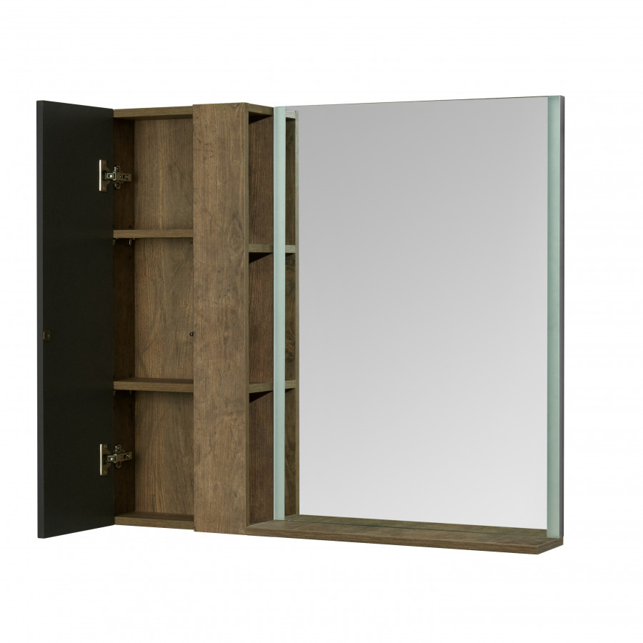 Шкаф ТЕРРА 35, подвесной, дуб кантри, антрацит