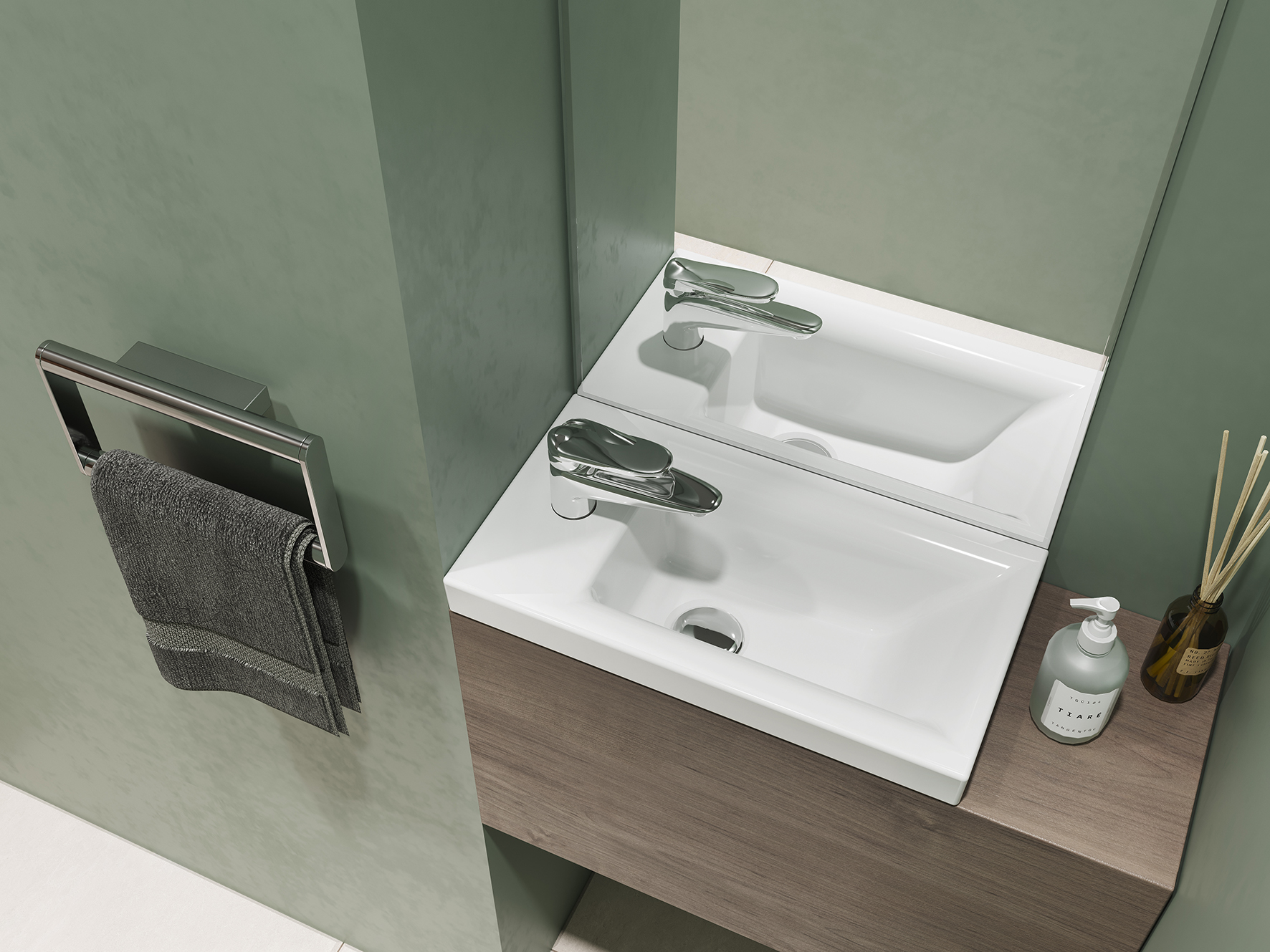 Раковина SANTEK Миранда 40 мебельная белый (WH302500)