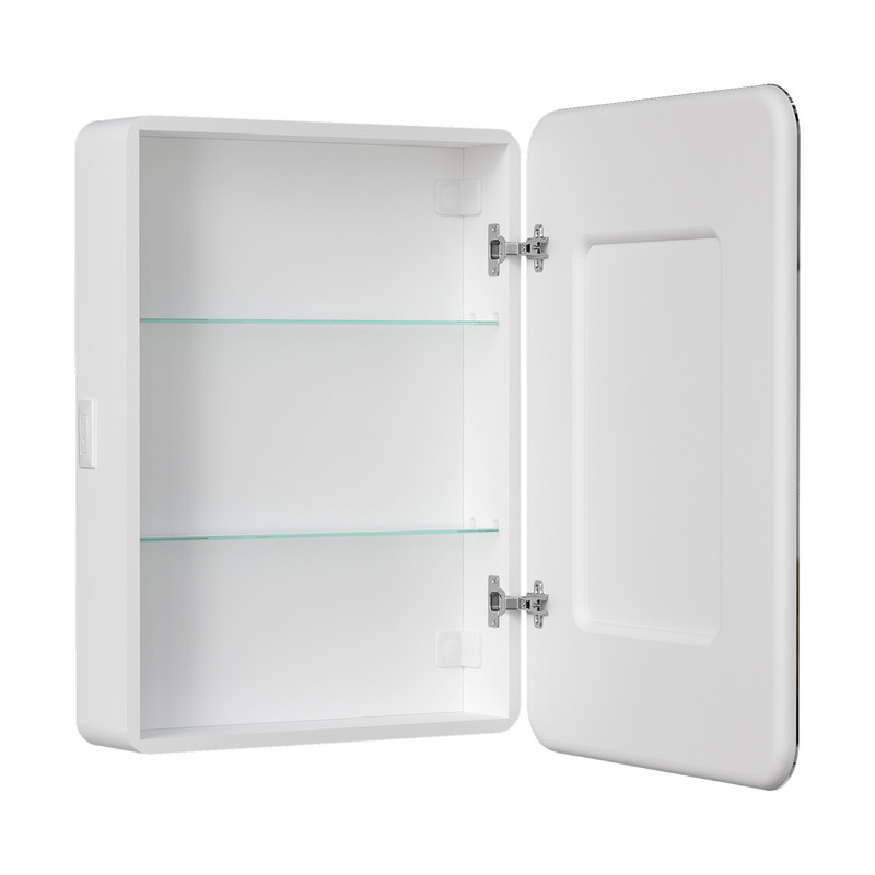 Зеркальный шкаф EQUIL Soldi LED 55 правый белый софт