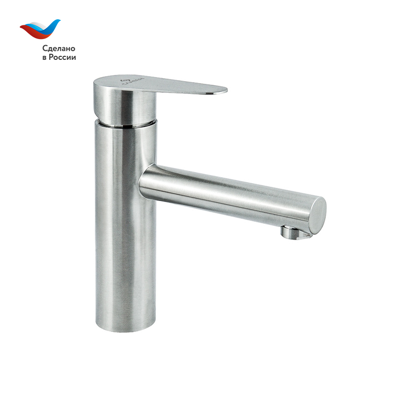 Смеситель для раковины СЛАВЕН Сталь СЛ-ОД-Ж10 нержавеющая сталь