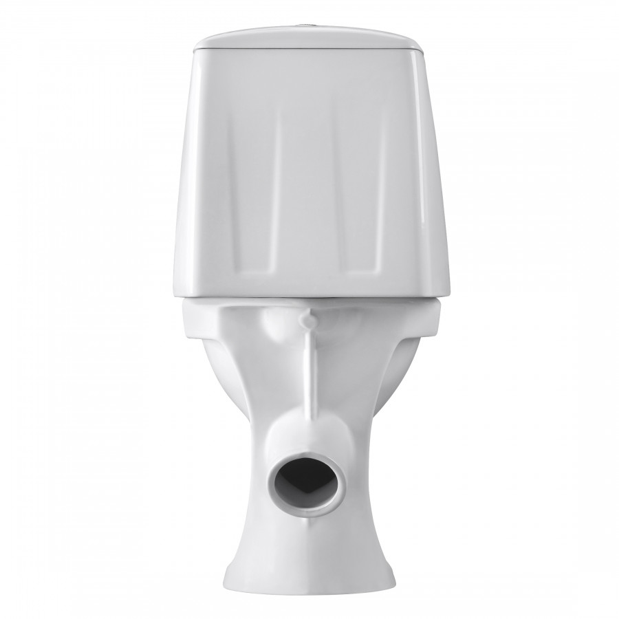 Унитаз-компакт "Соната" косой выпуск, 1 сорт, с кнопочной арматурой и сиденьем  SANTERI