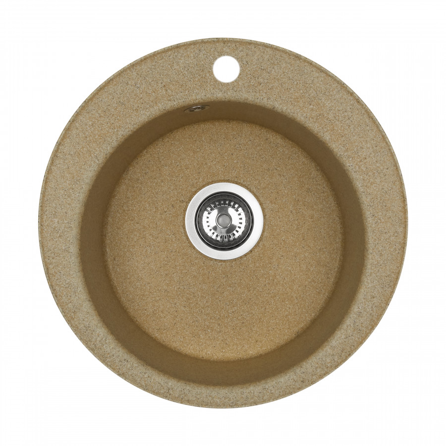 Мойка кухонная ШЕЛЛИ 50, круглая, песочный