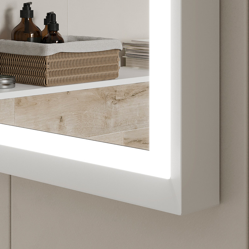 Зеркало EQUIL Lago LED 60 белый