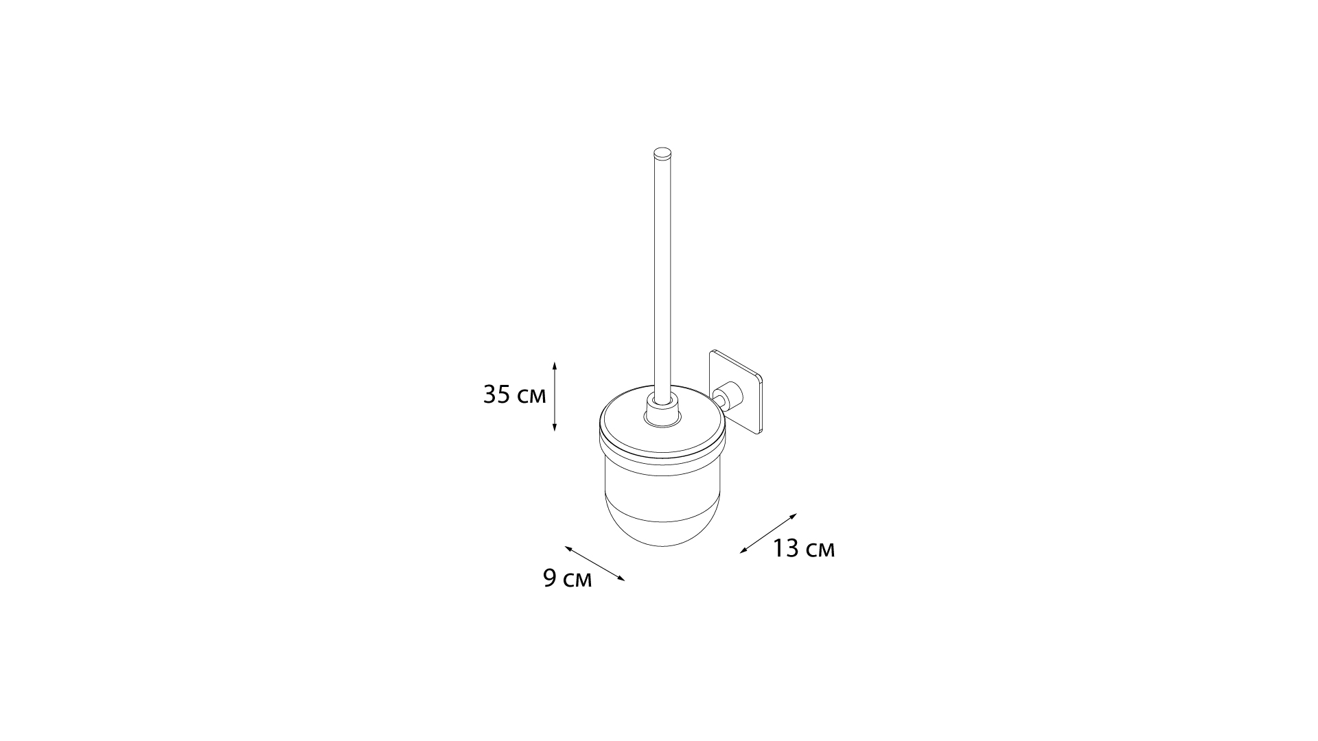 Ерш настенный FIXSEN Square (FX-93113)