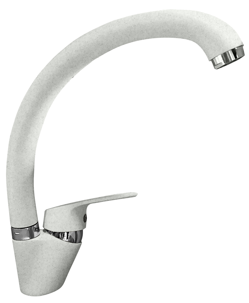 GranFest QUARZ Смеситель для кухни боковой D-35mm (белый)