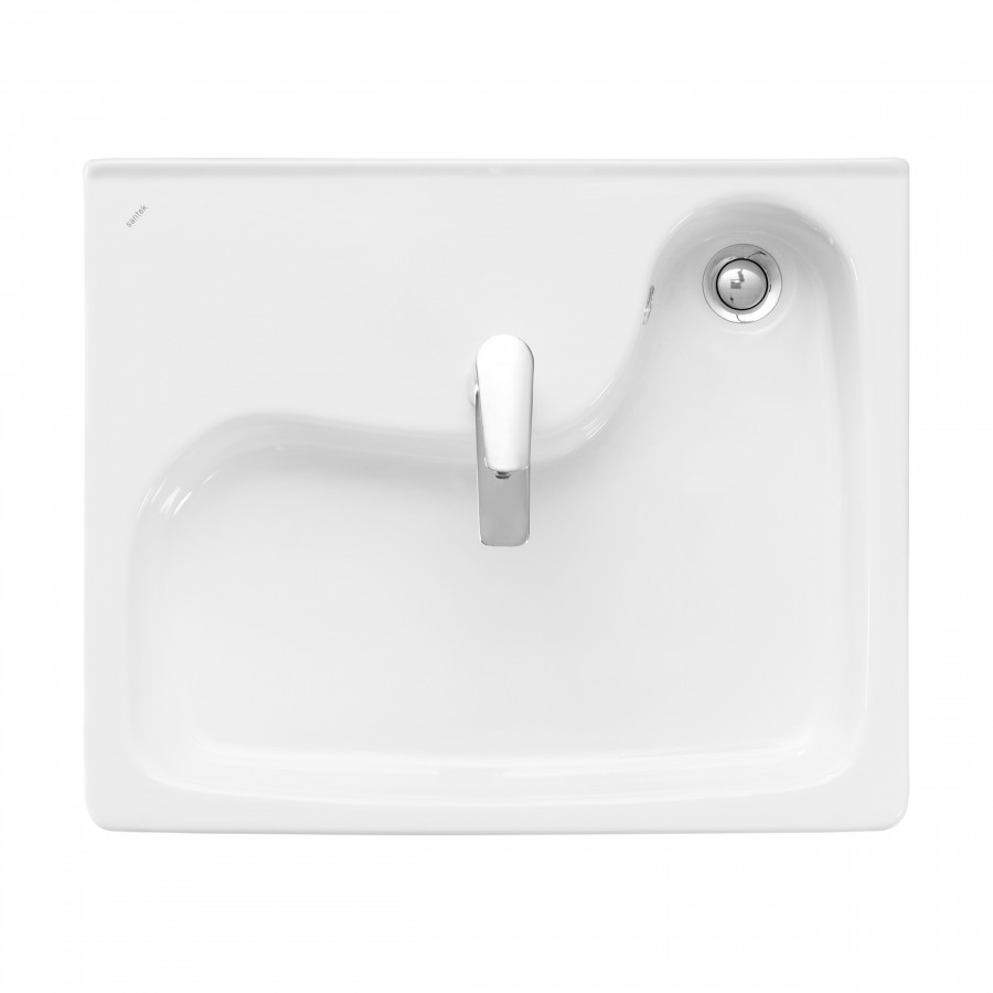 КЛИО Умывальник 51,5/63 см. над стир.машиной, в компл.крепление, хр.кольцо, САНТЕК