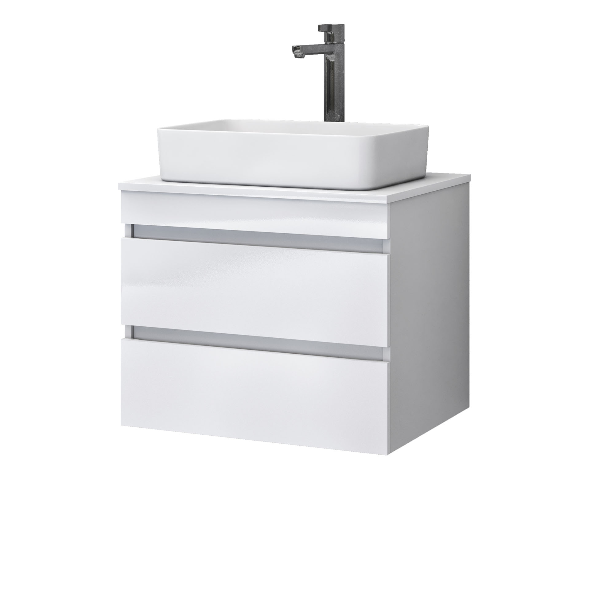 Тумба под раковину VIGO Urban 60 подвесная белый (tp.URB.60.2Y)