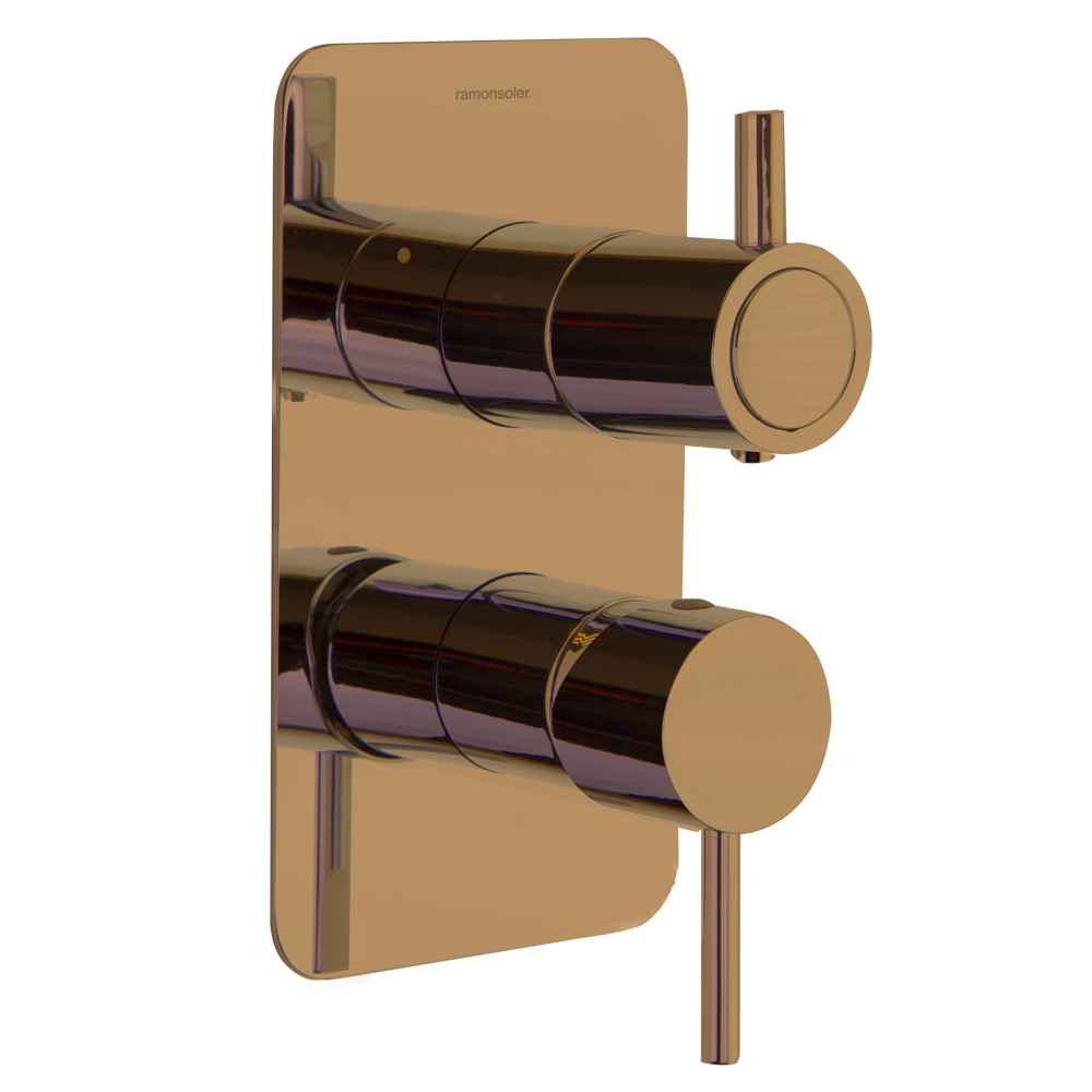 Встраиваемый смеситель для душа ODISEA 391512CUC медь на 2 выхода 