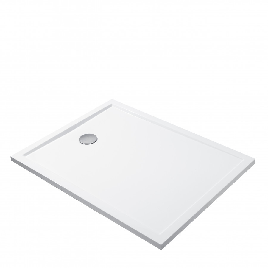 Поддон "Калифорния 120х90" прямоугольный, литьев.мрамор, бел.