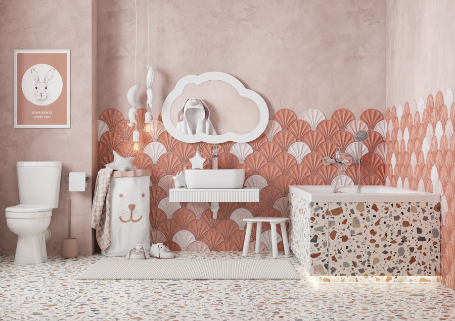 Зеркало КАСПЕР ОБЛАКО, навесное, белый матовый