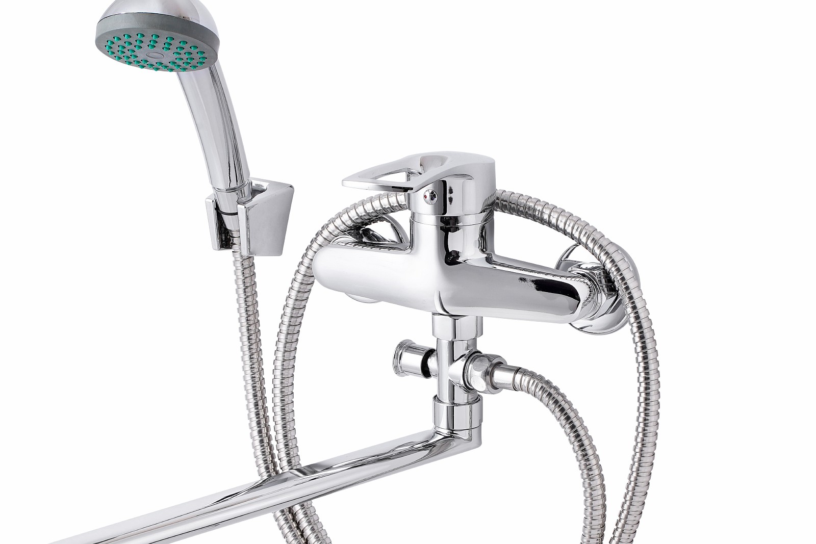 Смеситель для ванны с душем ПРОФСАН ПСМ-521-К017 ПЛЮС тип См-ВУОРНШлА