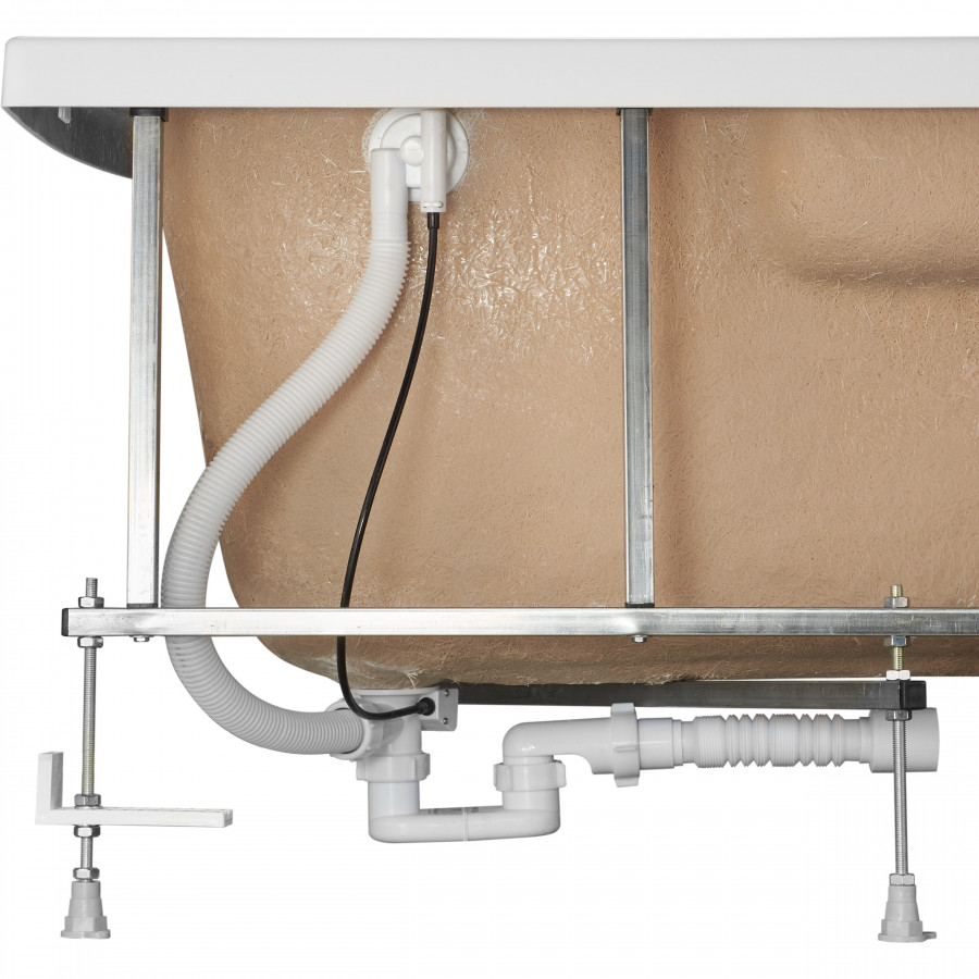 ГОА Ванна акриловая 150х100 см., левая, без монтажного комплекта, САНТЕК