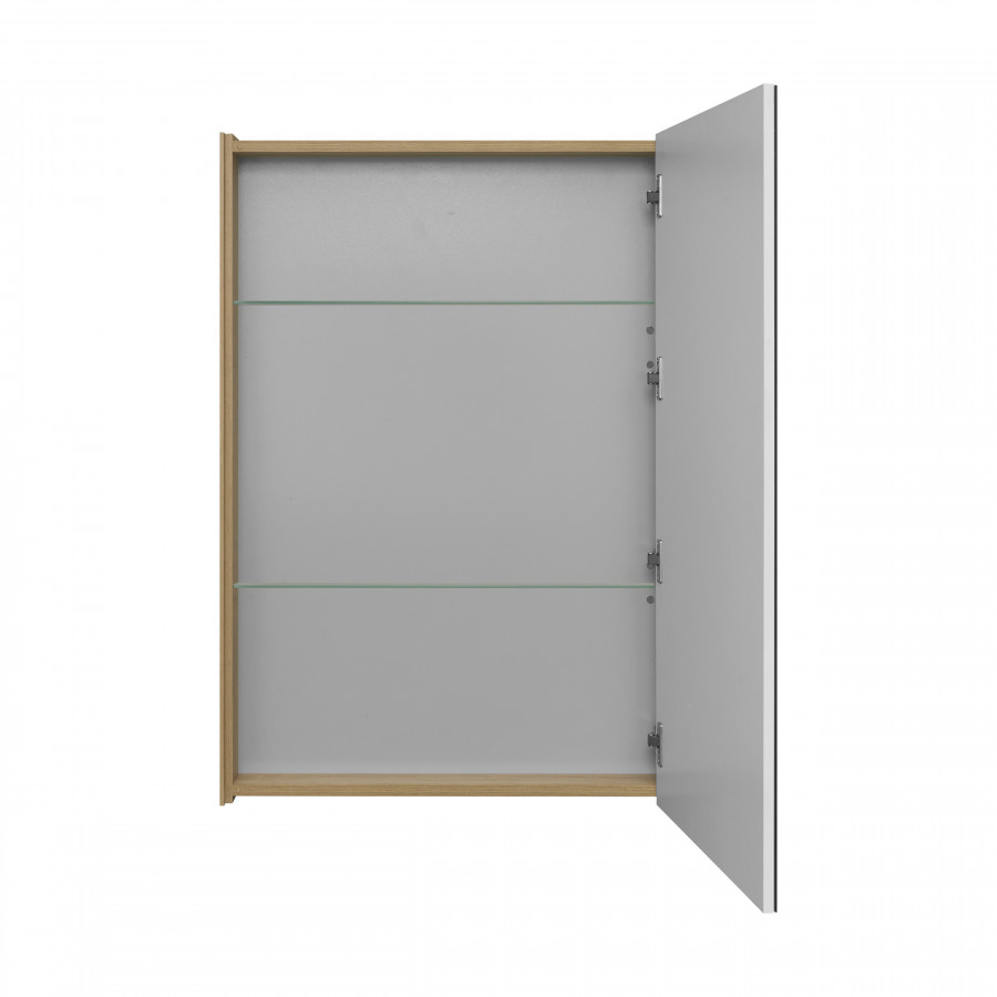 Зеркальный шкаф ЛИБЕРТИ 65, подвесной, дуб эльвезия