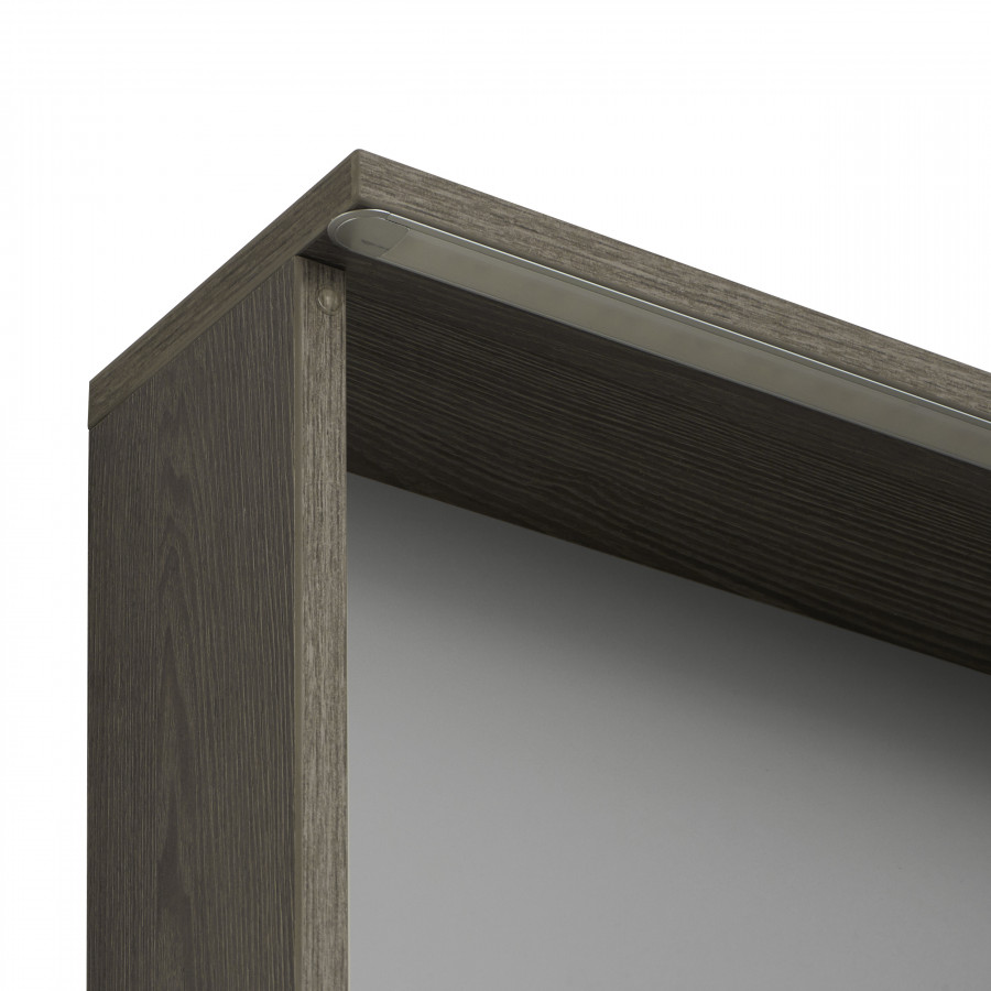 Зеркальный шкаф СТОУН 80, грецкий орех