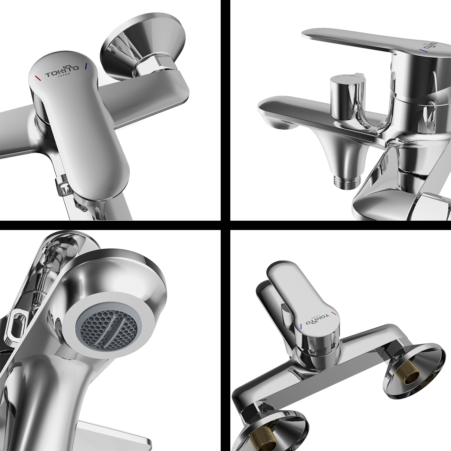 Смеситель для ванны TOKITO KANDA хром (TOK-KAN-1014)