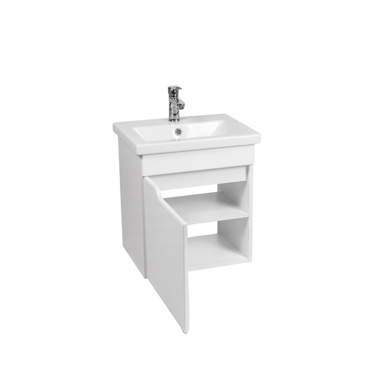 Тумба под раковину VIANT КУБА 60 подвесная белый (VKUB60CO-T1STP)