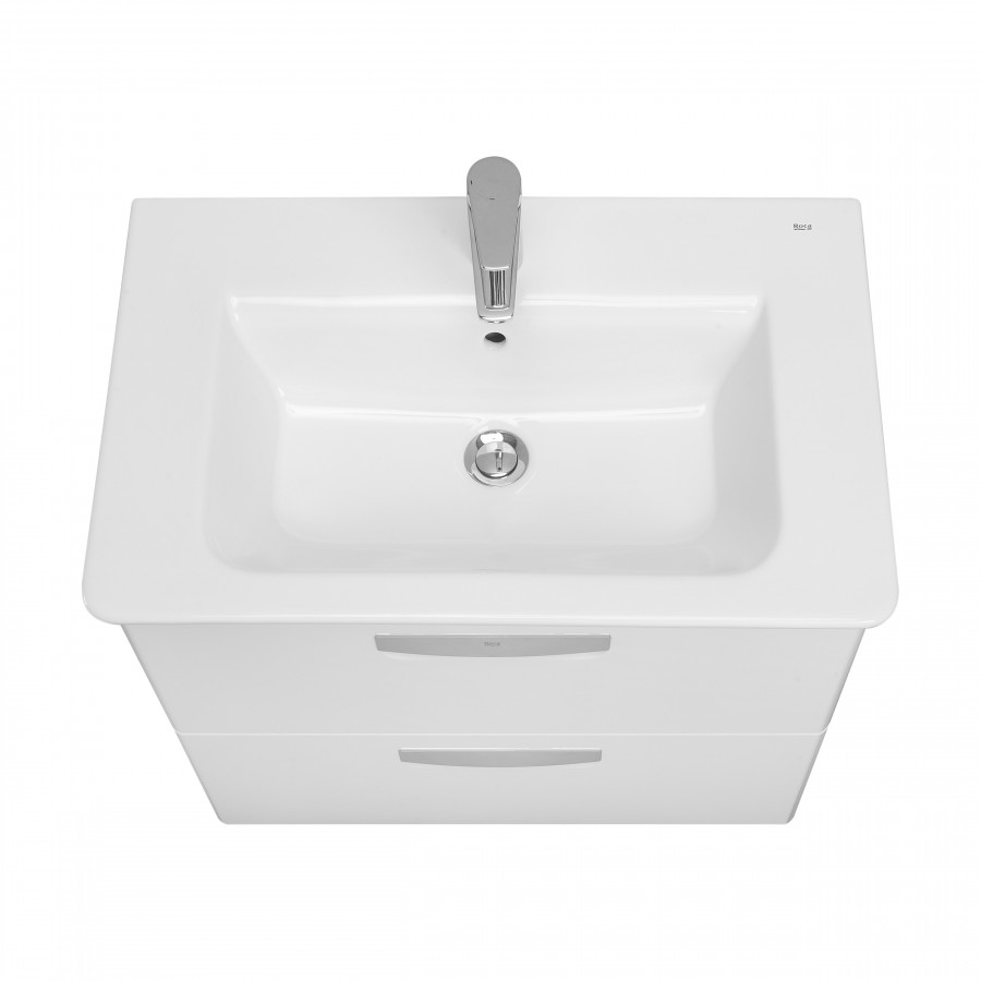 GAP Тумба под раковину GAP 70, белая матовая, ROCA