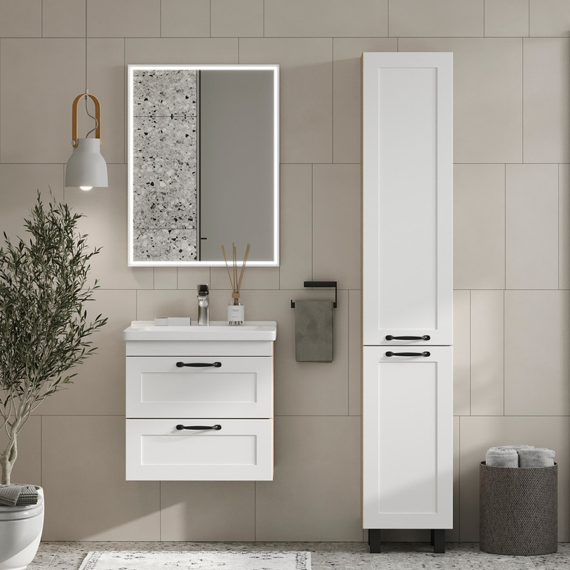 Зеркало EQUIL Lago LED 60 белый