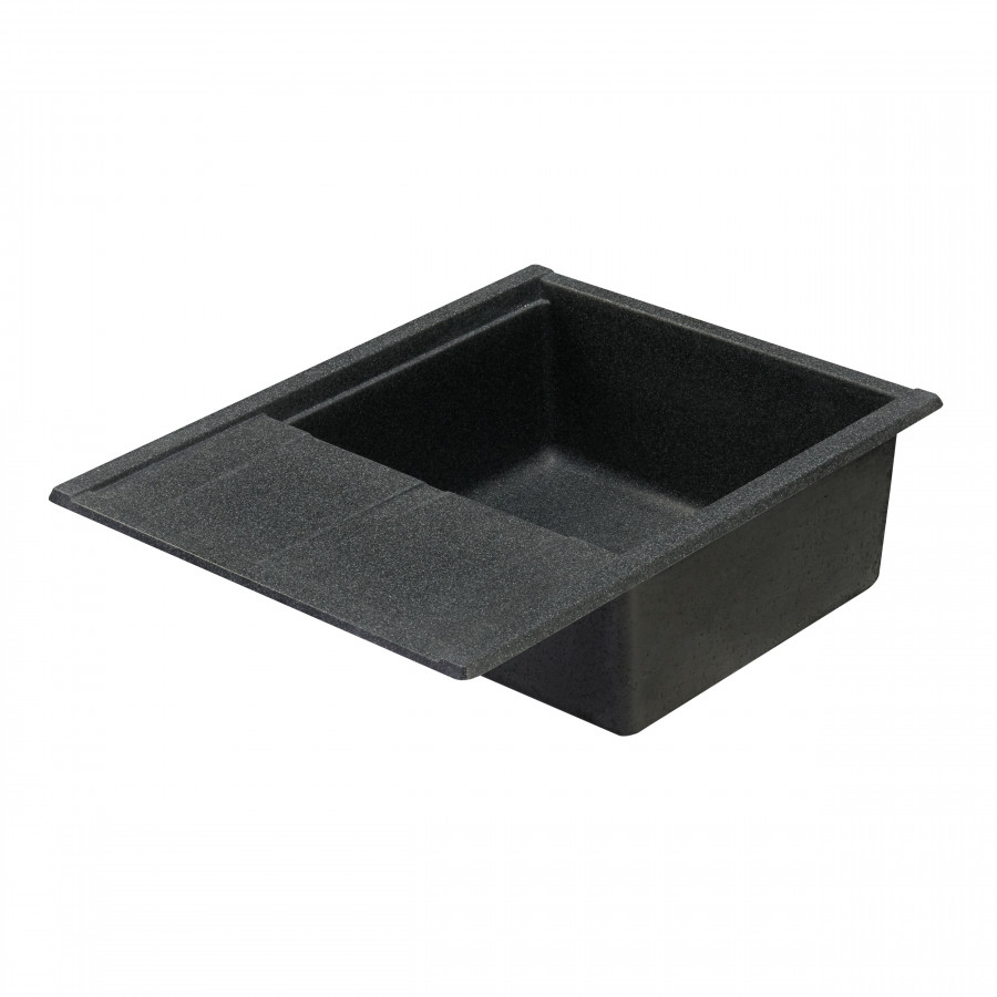 Мойка для кухни  Делия 65 650x516x218 мм, прямоуг. с крылом, графит