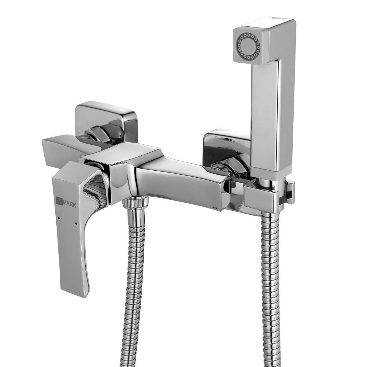 Unit Смеситель для биде, гигиен.душ на стену держ.на теле р/ОД, хром, LM, LM4518C