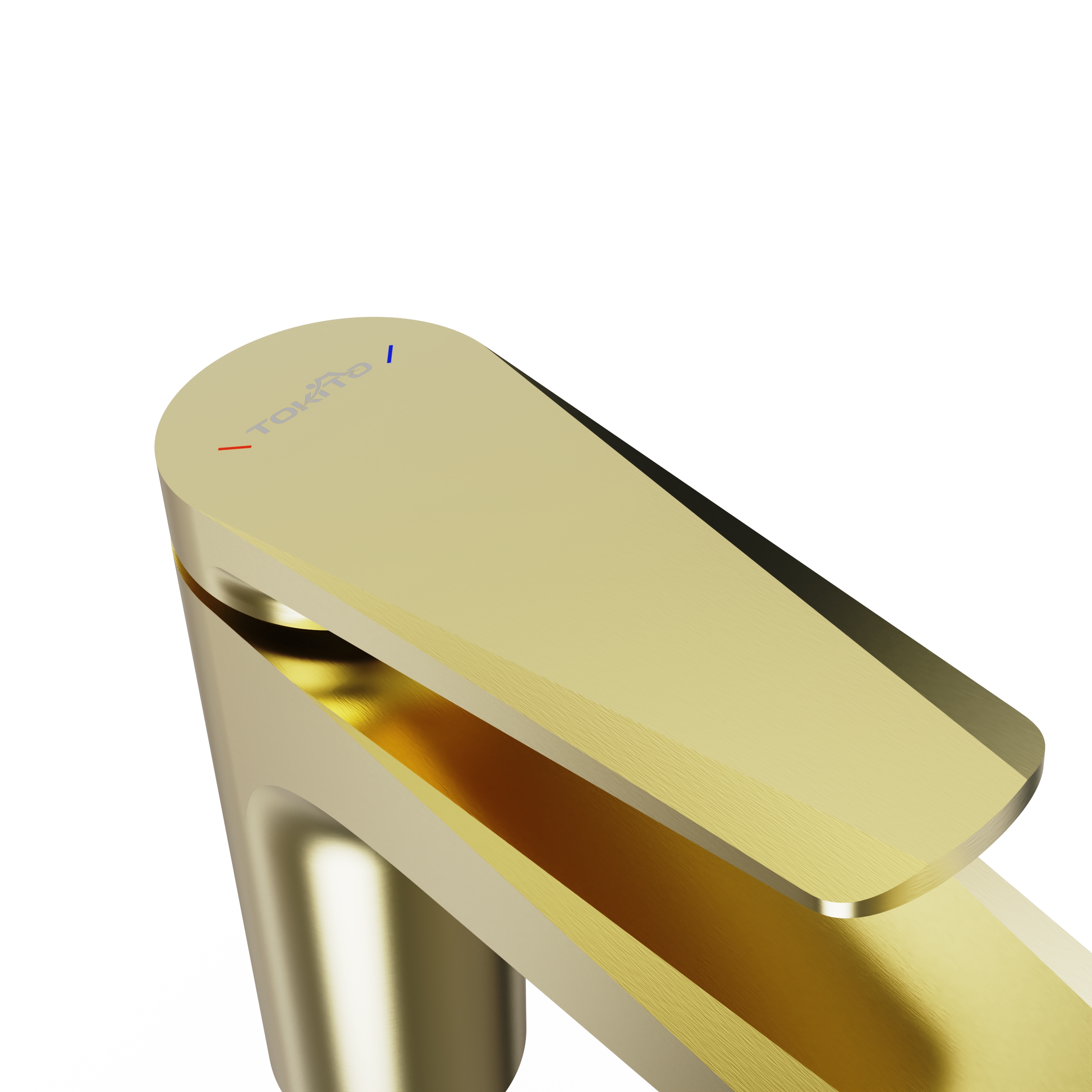 Смеситель для раковины TOKITO KIN брашированное золото (TOK-KIN-1011)