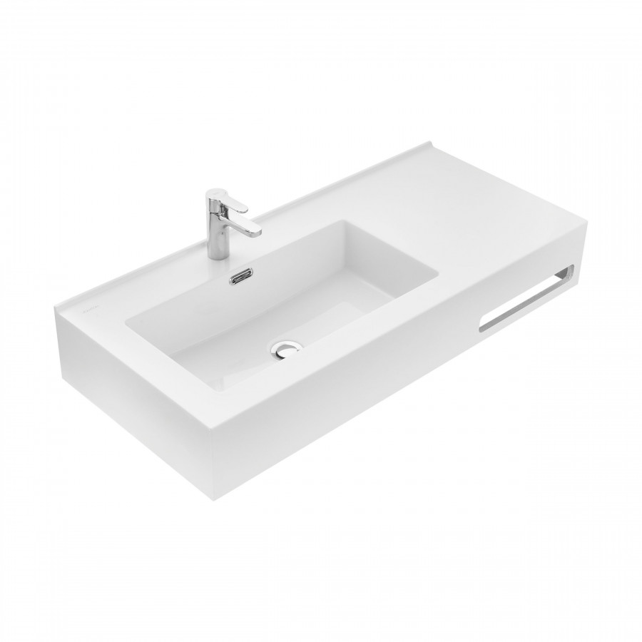 Раковина КВАДРО Про 100, левая