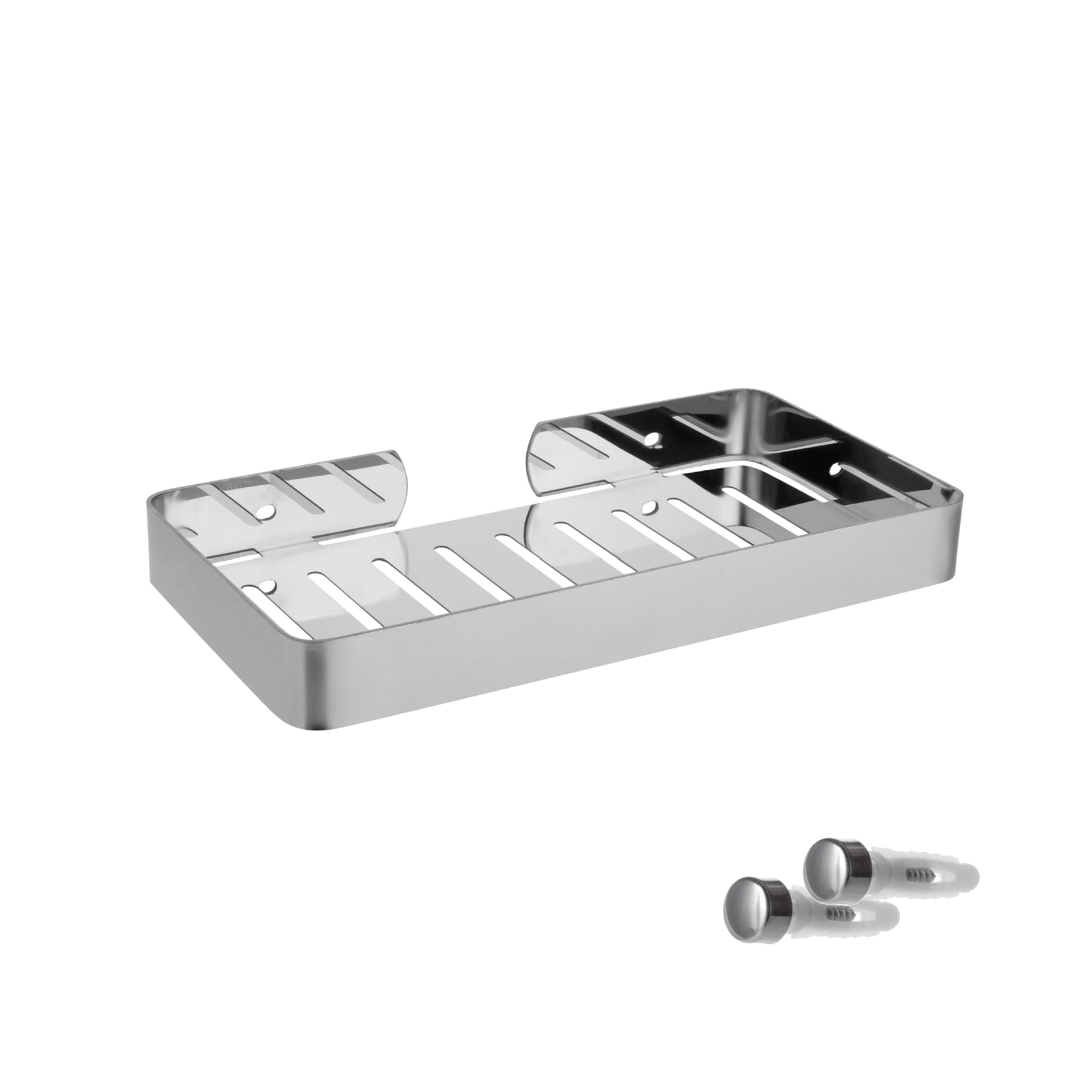 Полка прямоугольная одноэтажная хром FIXSEN HOTEL (FX-31003R)