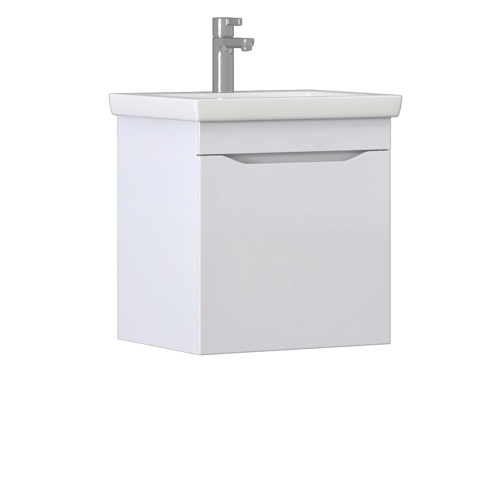 Тумба под раковину VIGO Grani 50 подвесная белый (028 белый)