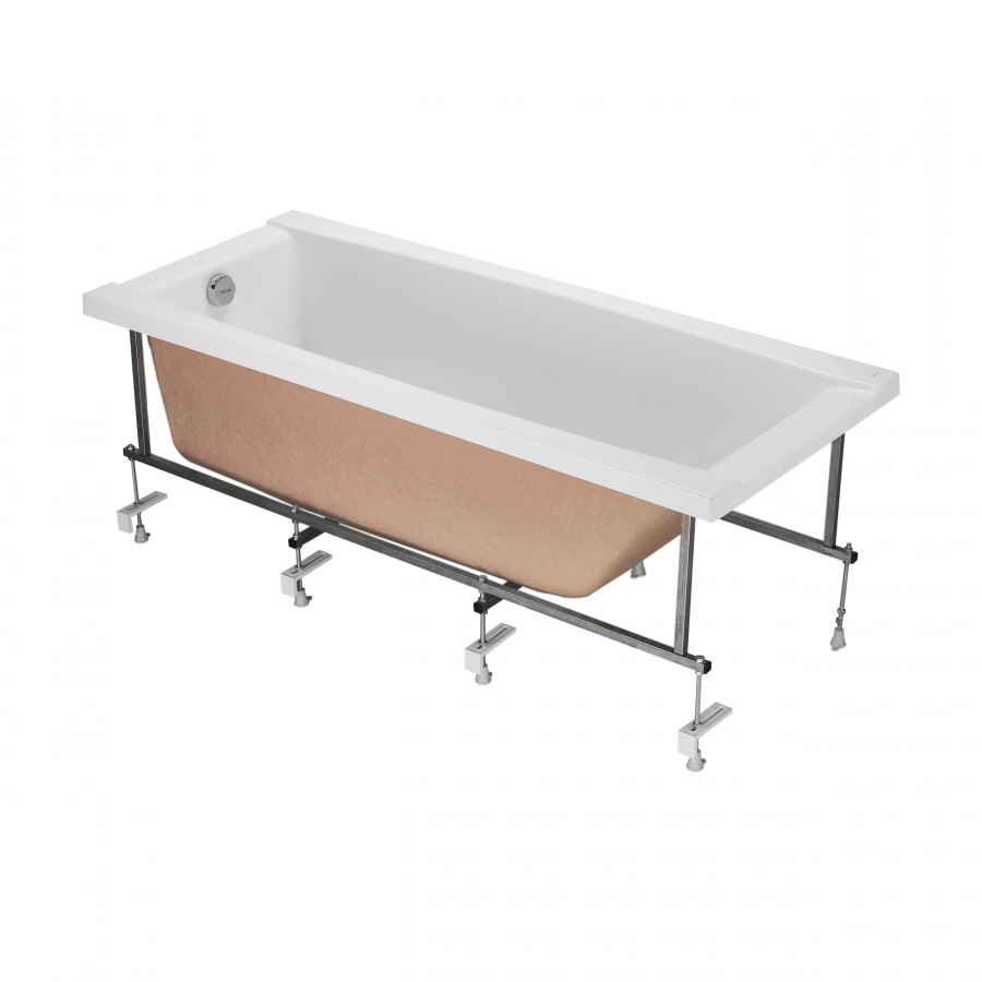 Монтажный комплект для ванны САНТОРИНИ 160х70 см. (рама, слив-перелив с сифоном, крепеж к стене, кре