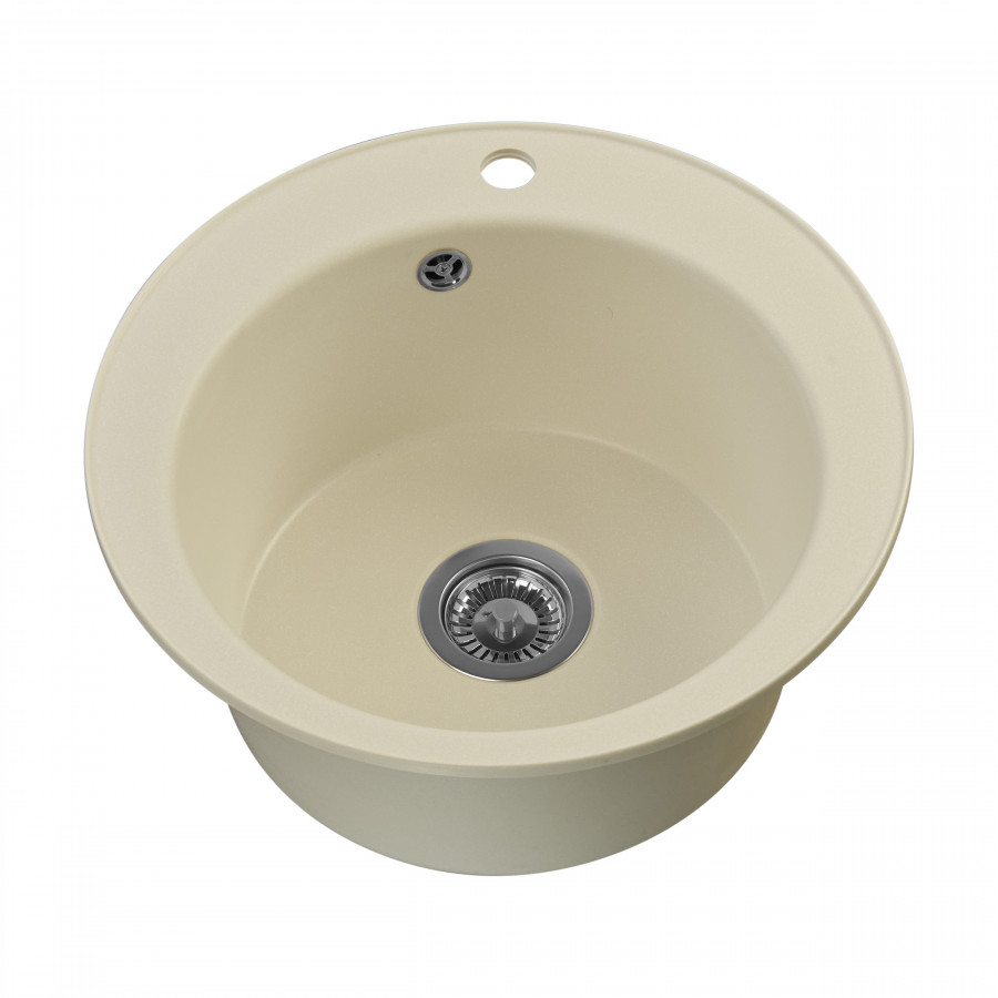 Мойка кухонная ШЕЛЛИ 50, круглая, жемчуг