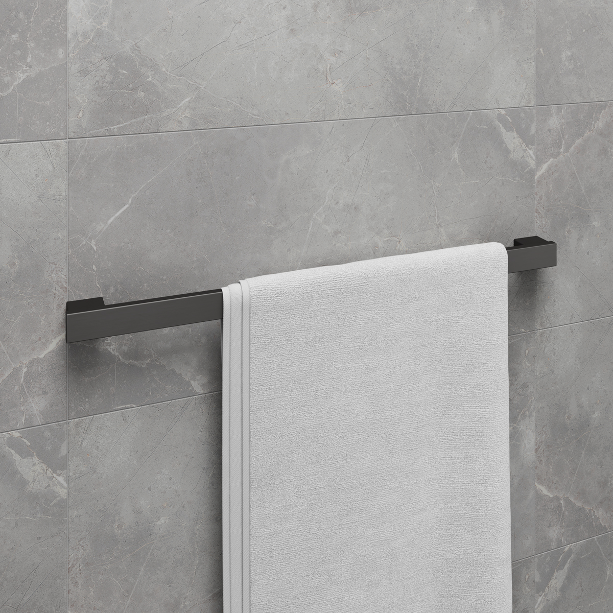 Полотенцедержатель SMOOTH LINE одинарный, графит