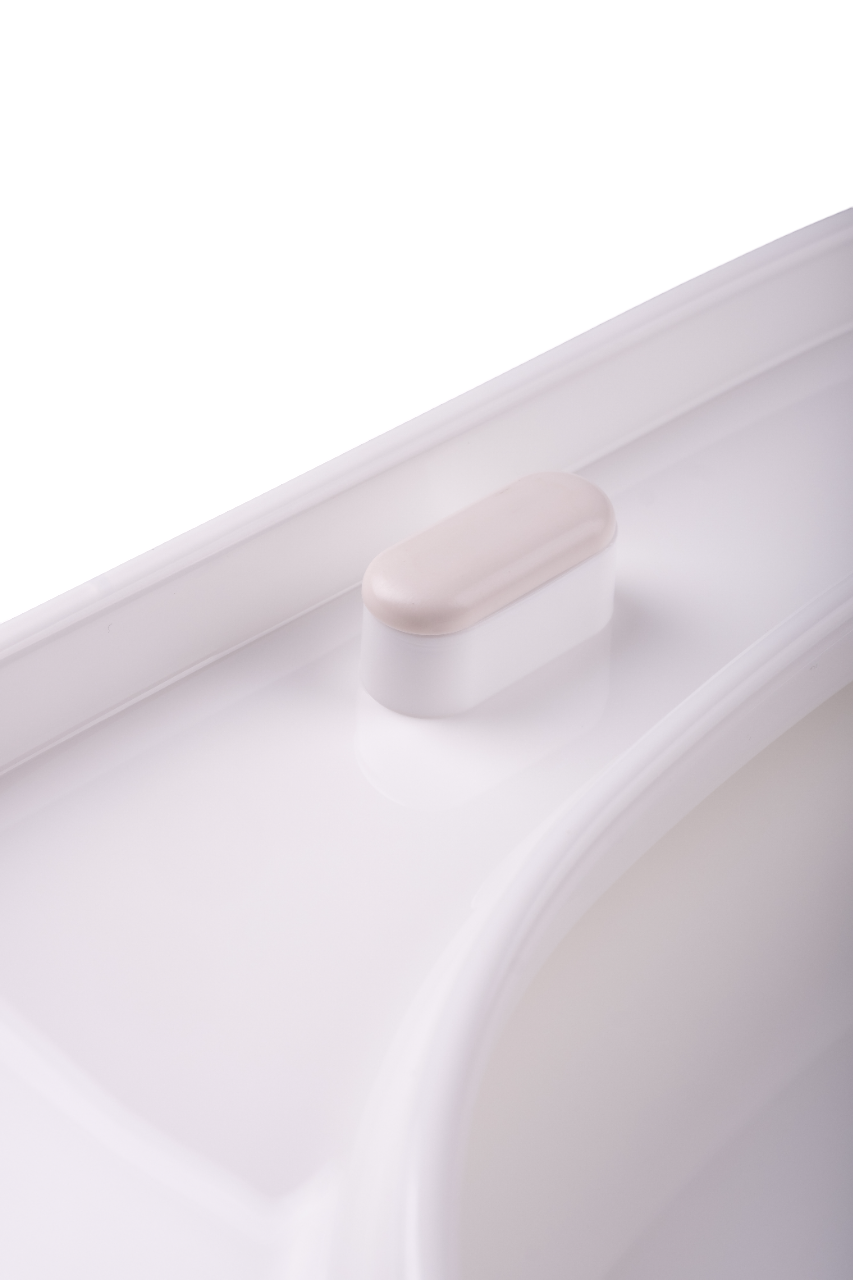 Сиденье для унитаза АНИ Пласт WS0300 из полипропилена с пластиковым креплением