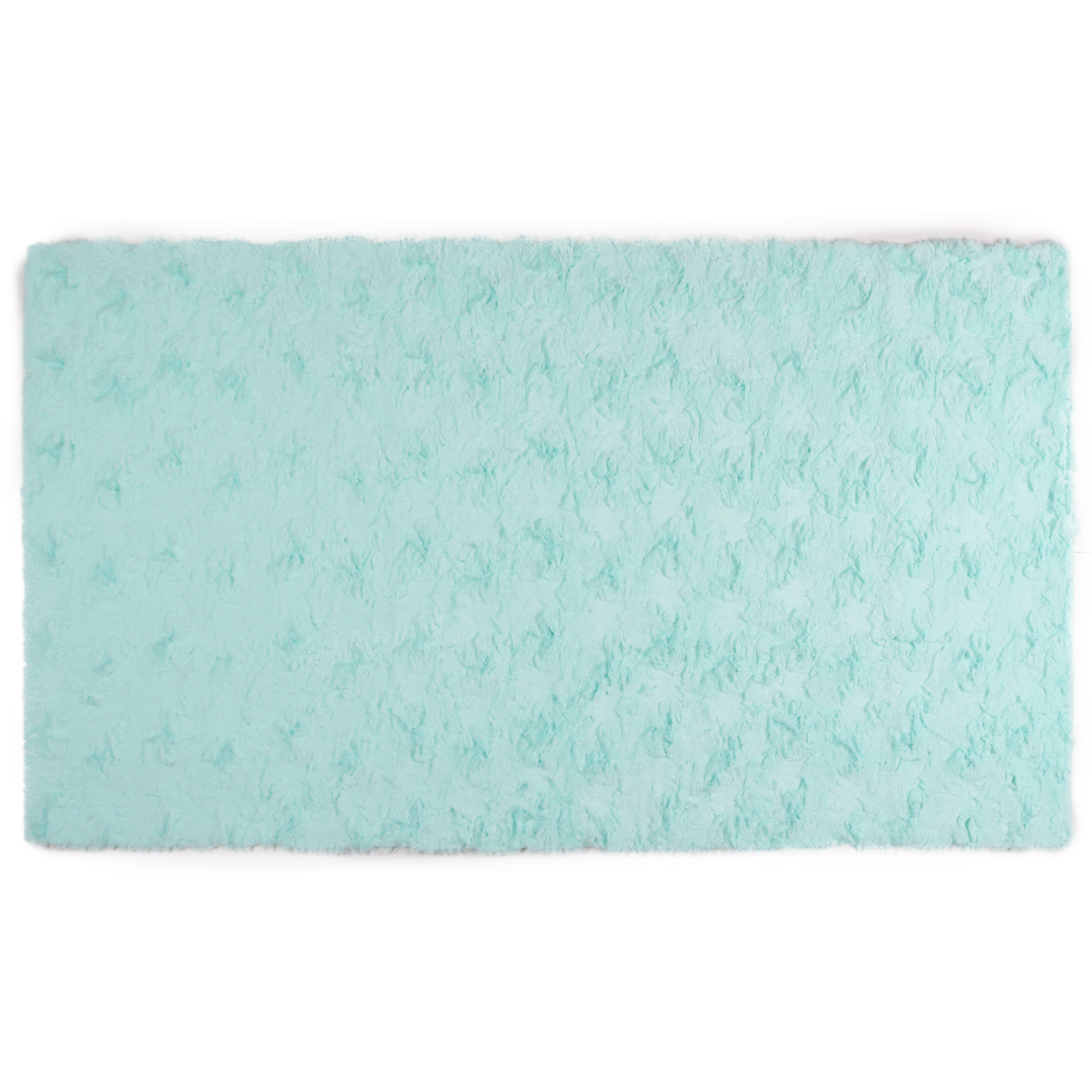 Коврик для ванной 1-ый Fixsen DELUX, FX-9040T бирюзовый, 70х120 см.