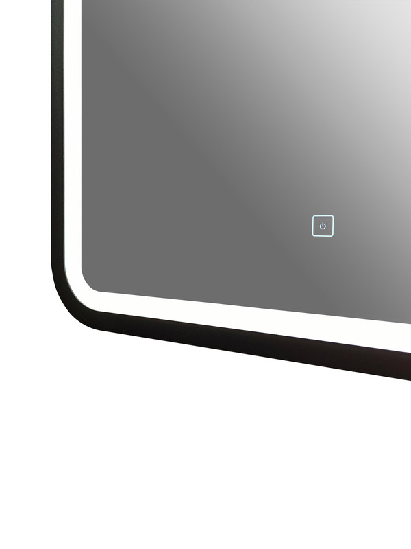 Зеркало Enjoy Black Led 600x800