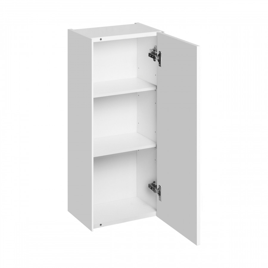 Шкаф АСТИ 40, подвесной, белый матовый/белый глянец