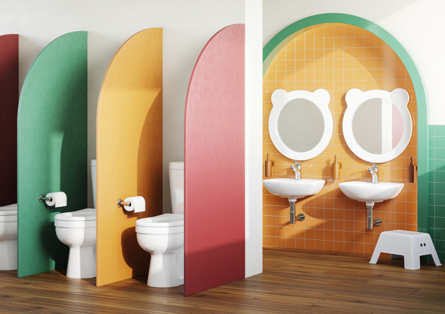 Зеркало КАСПЕР МИШКА , круглое, белый матовый