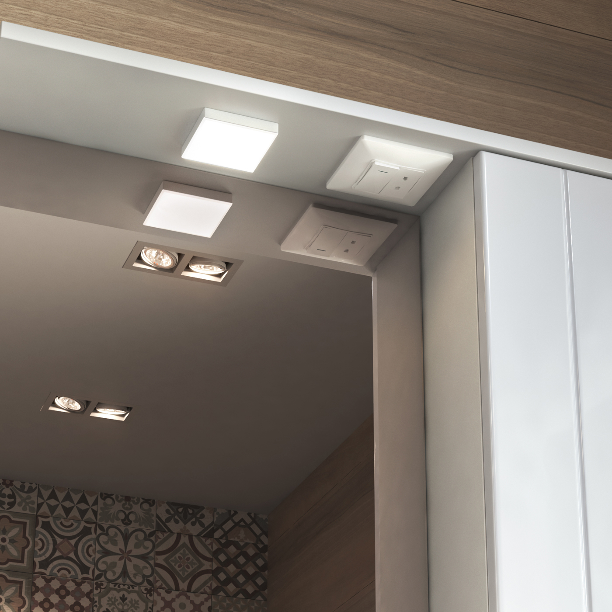 Зеркало со шкафом VIGO Diana 50 подвесное белый (z.DIA.50.R.El)