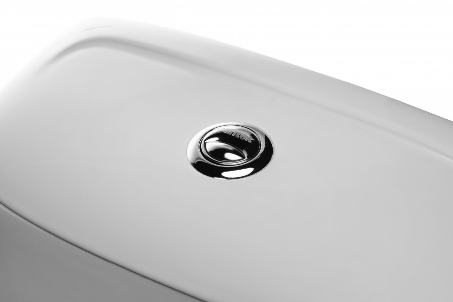 ПАЛЛАДА Унитаз-компакт, горизонт. выпуск, 2-х реж. арматура, сиденье полипропилен. САНТЕК