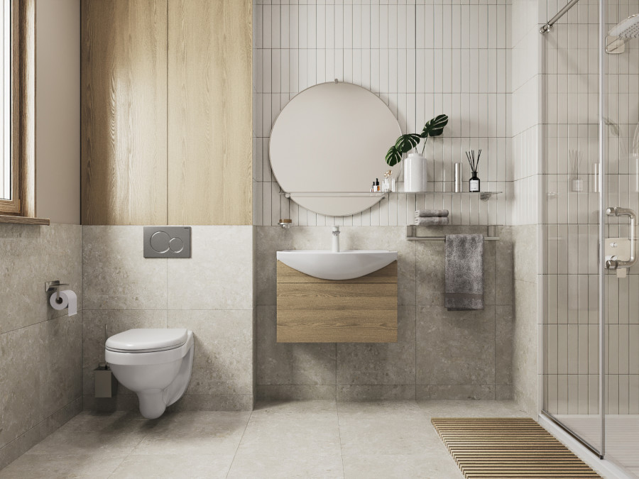 Унитаз подвесной "Альфа" с сиденьем полипропилен. SANTERI