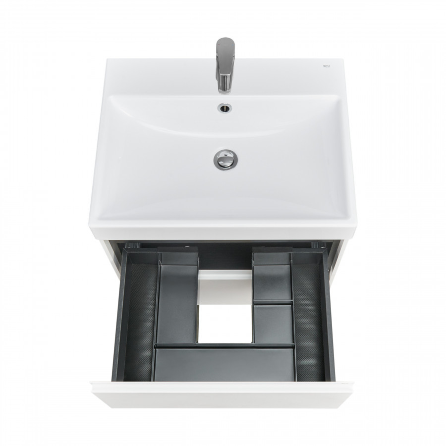 ONA Модуль для раковины 600 мм, 585x450x565 мм, с 2 ящиками, бел. матовый, ROCA