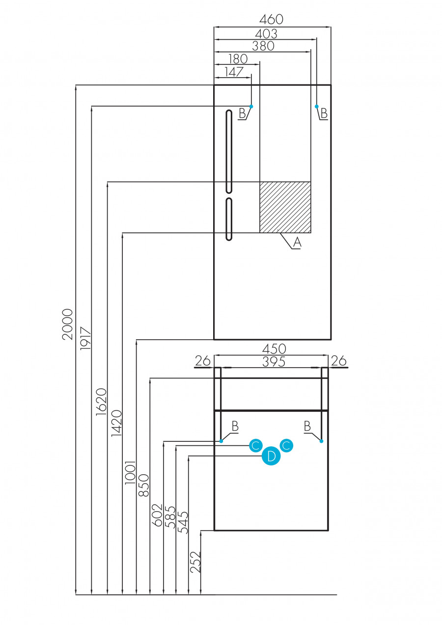 Зеркало ЭКЛИПС 46